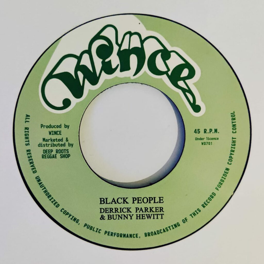 DERRICK PARKER & BUNNY HEWITT - Black People • Dub Livity Shop