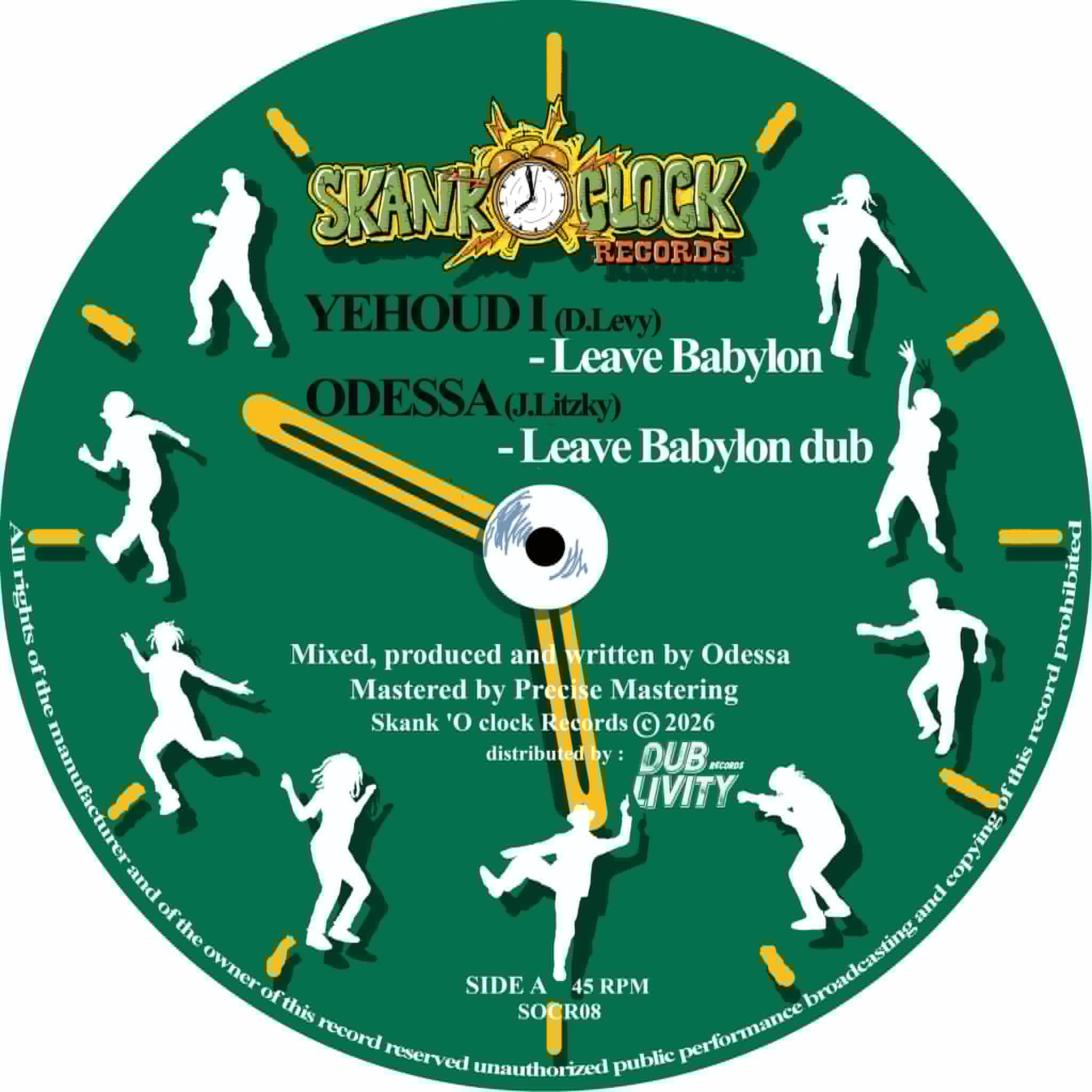 PRE-ORDER RELEASE DATE 15th SEPTEMBER : YEHOUD I / ODESSA - Leave babylon / Bald head